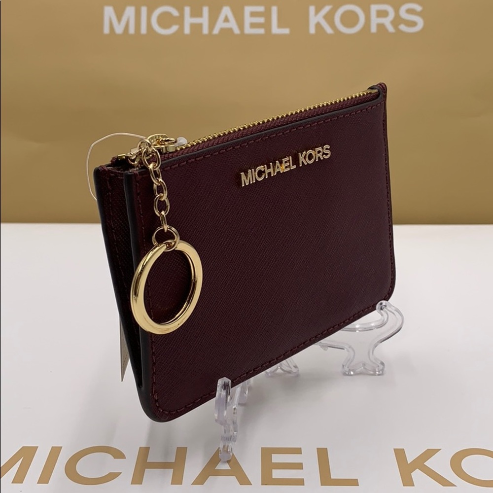 MICHAEL KORS JET SET TRAVEL SM TZ COINPOUCH W ID - Picture 2 of 16